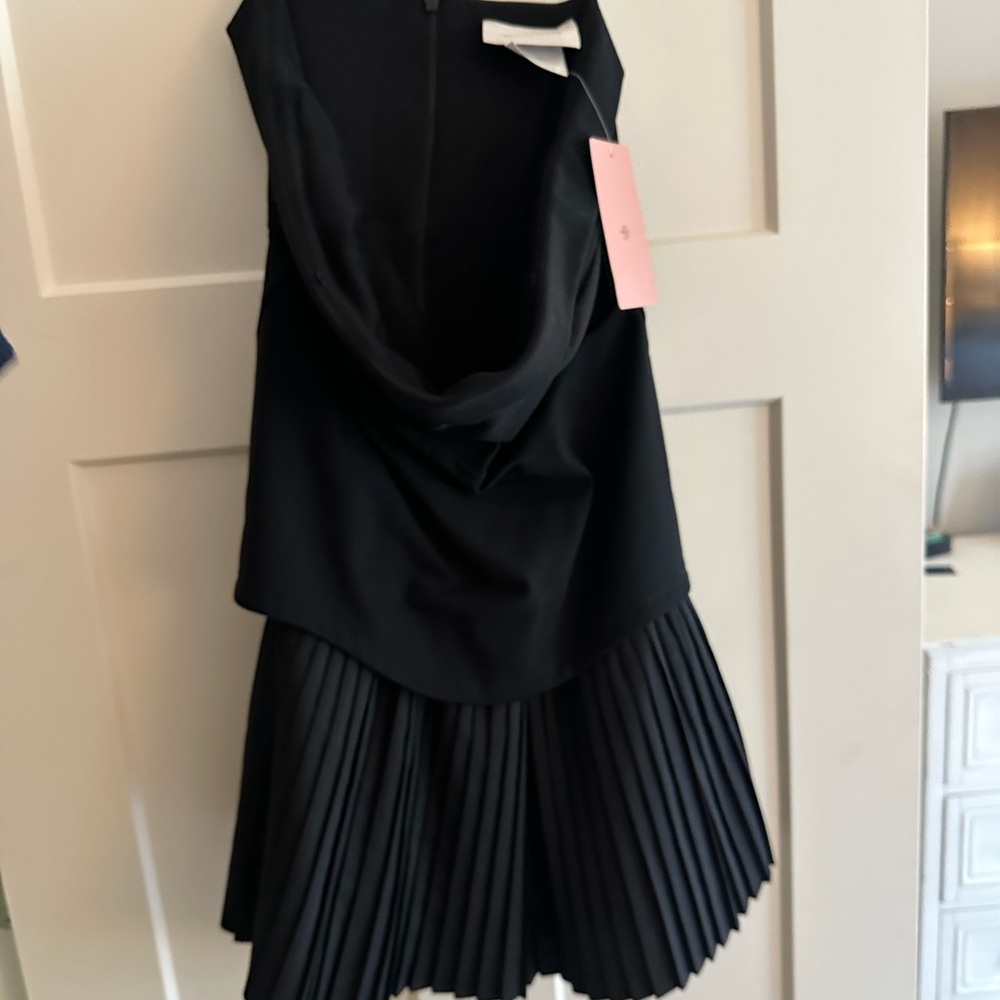 BHLDN Black Mini Dress